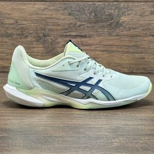 ASICS Shoes Womens 10 Solution Speed FF 3 Clay Pale Mint Tennis Pickle Ball
